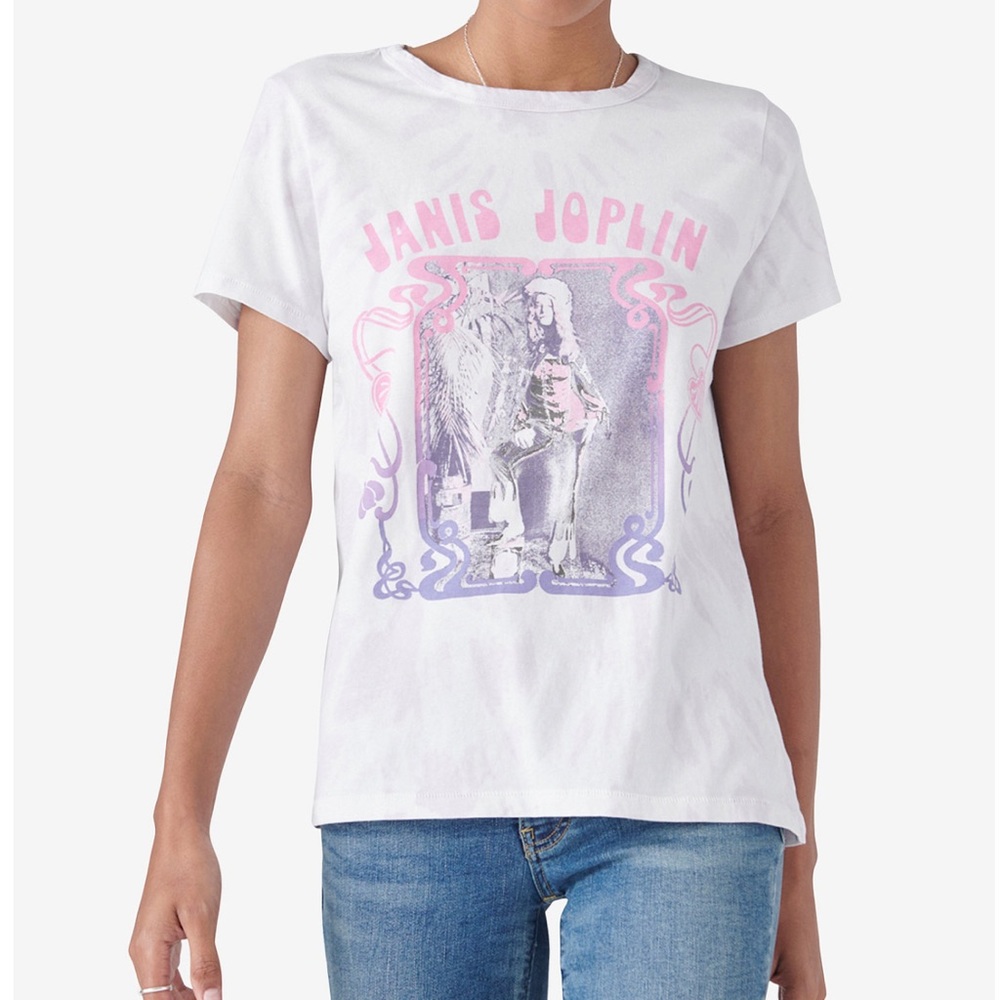 Vintage Janis Joplin Tie-Dyed Tee.  Size S